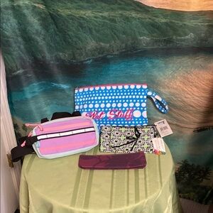 Travel Vibrant‎ Multi-Color Accessories Bag Mixed Set For Travel Resort Etc